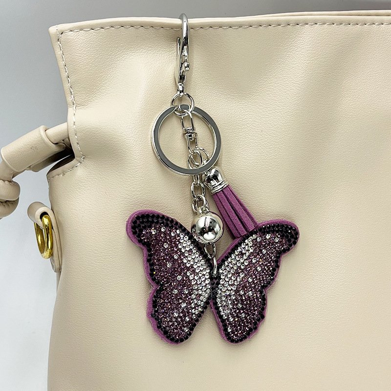 Butterfly rhinestone keychain catalog reference