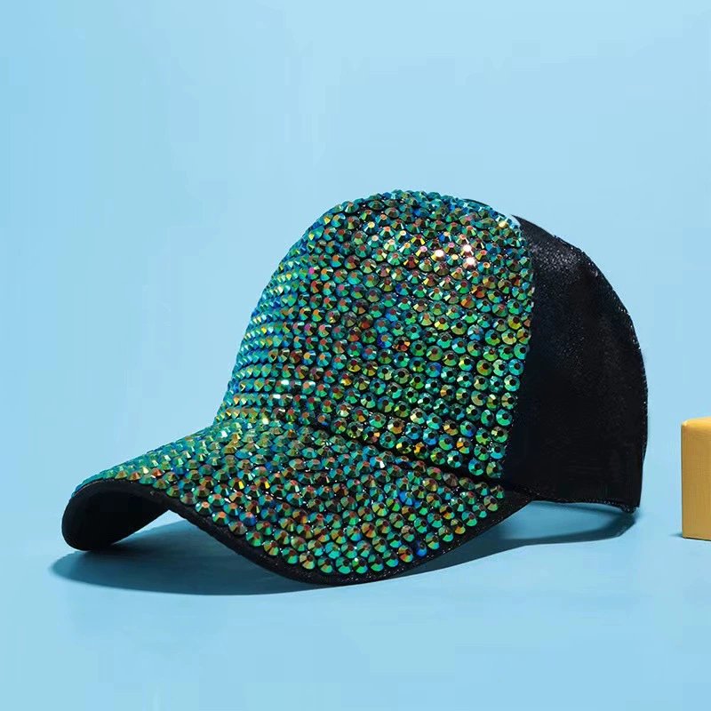 Korean-style rhinestone baseball cap catalog reference