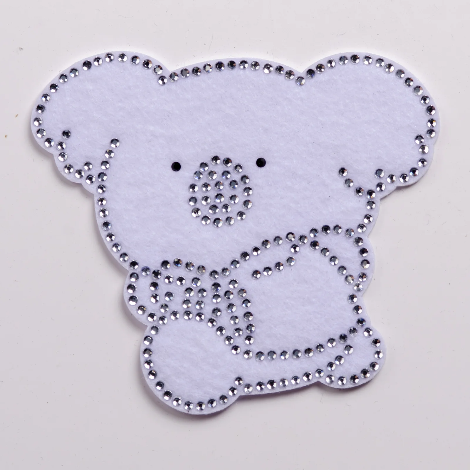 Clear crystal koala cartoon textile patch