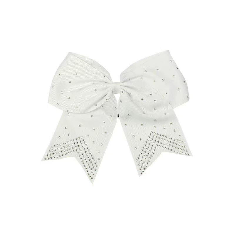 Knotted fabric bow rhinestone headband reference