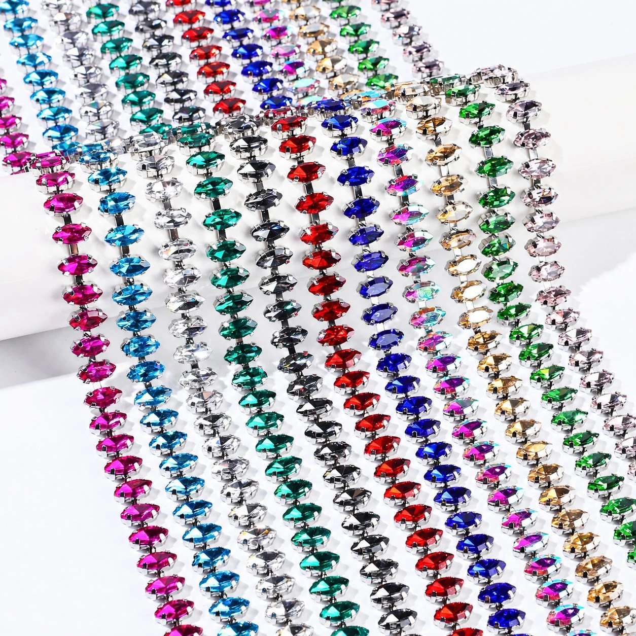 1.2 cm Marquise Rhinestone Chain