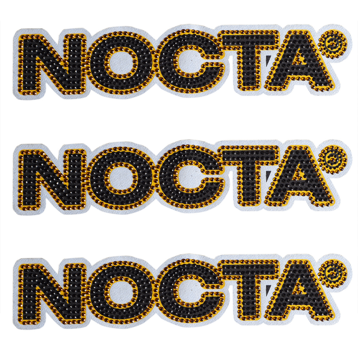 Black & Gold NOCTA Rhinestone Transfer, primary reference