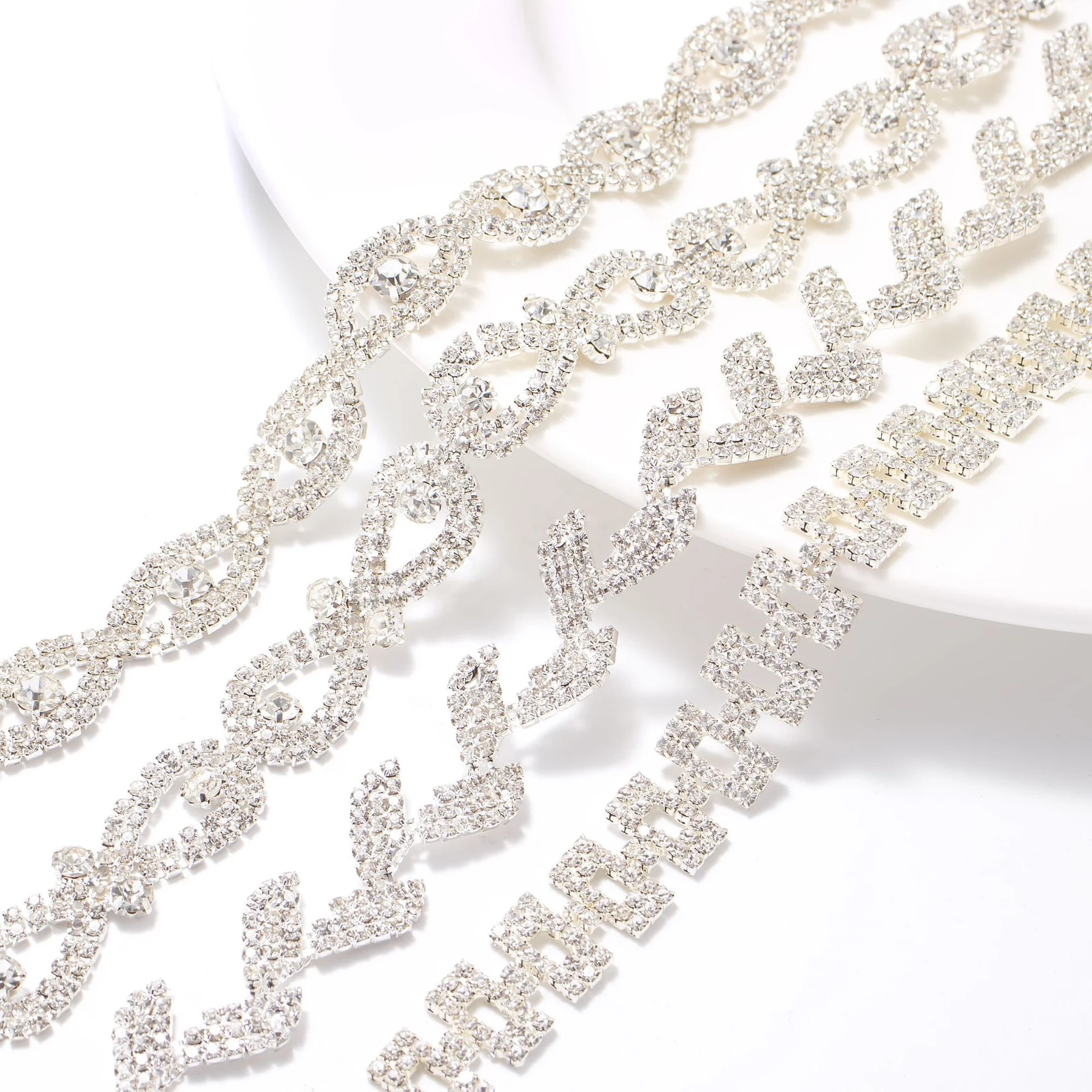 Crystal Leaf and Geometric Chain Assortment