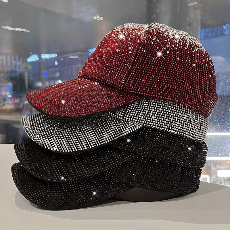 Two-Tone Rhinestone Baseball Cap, view 3