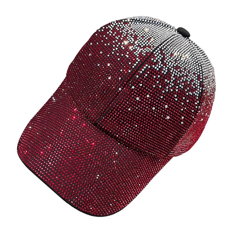 Two-Tone Rhinestone Baseball Cap, view 4
