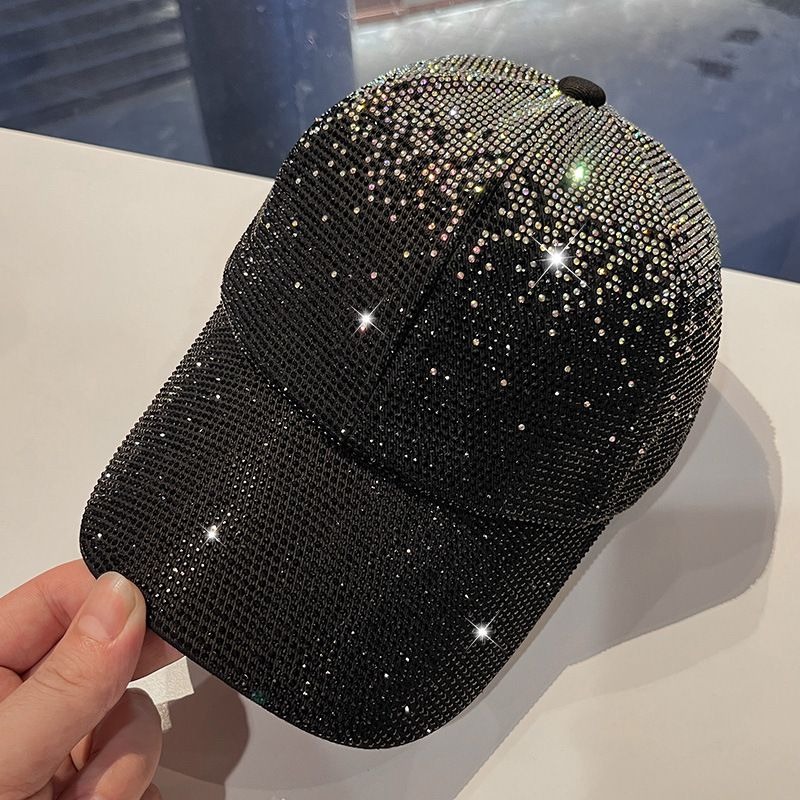 Two-Tone Rhinestone Baseball Cap, view 6