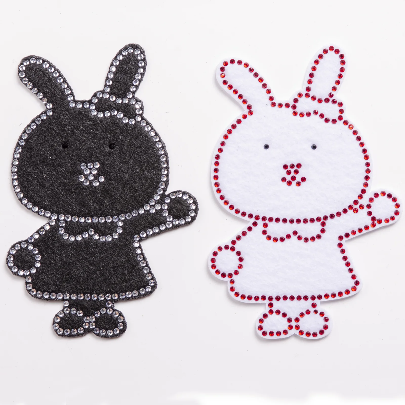 Outline-Crystal Cartoon Felt Patch Set, view 2