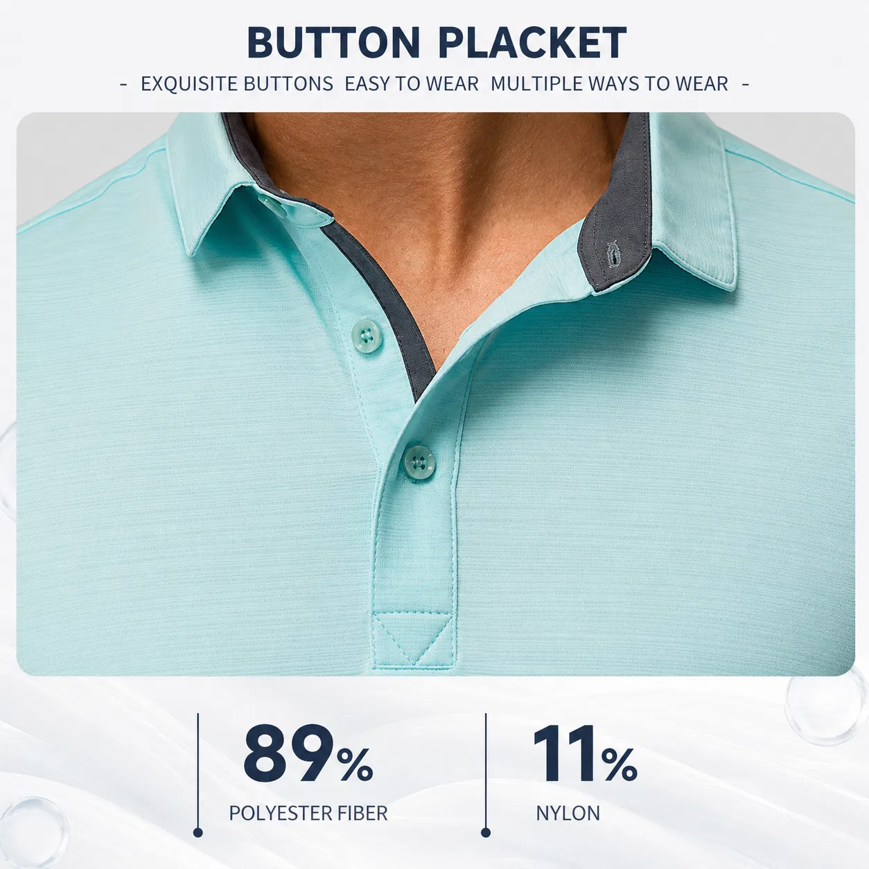 Custom Performance Polo Fit and Logo Guide, view 5