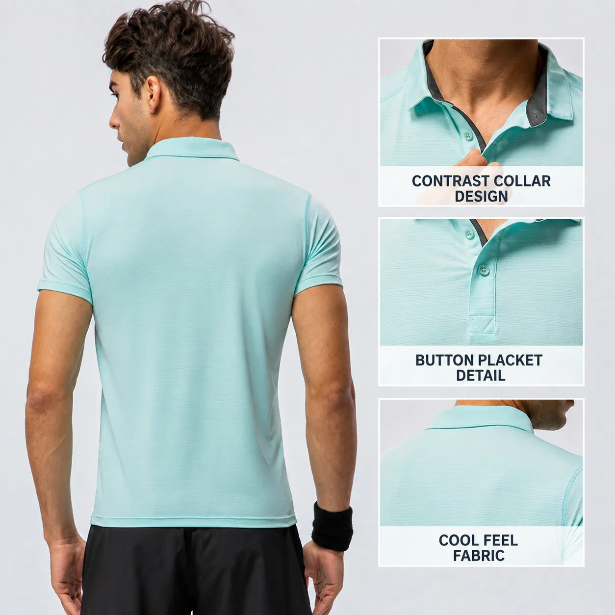 Custom Performance Polo Fit and Logo Guide, view 6