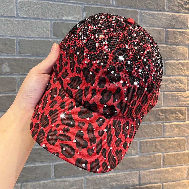 Leopard Crystal Overlay Cap, view 5
