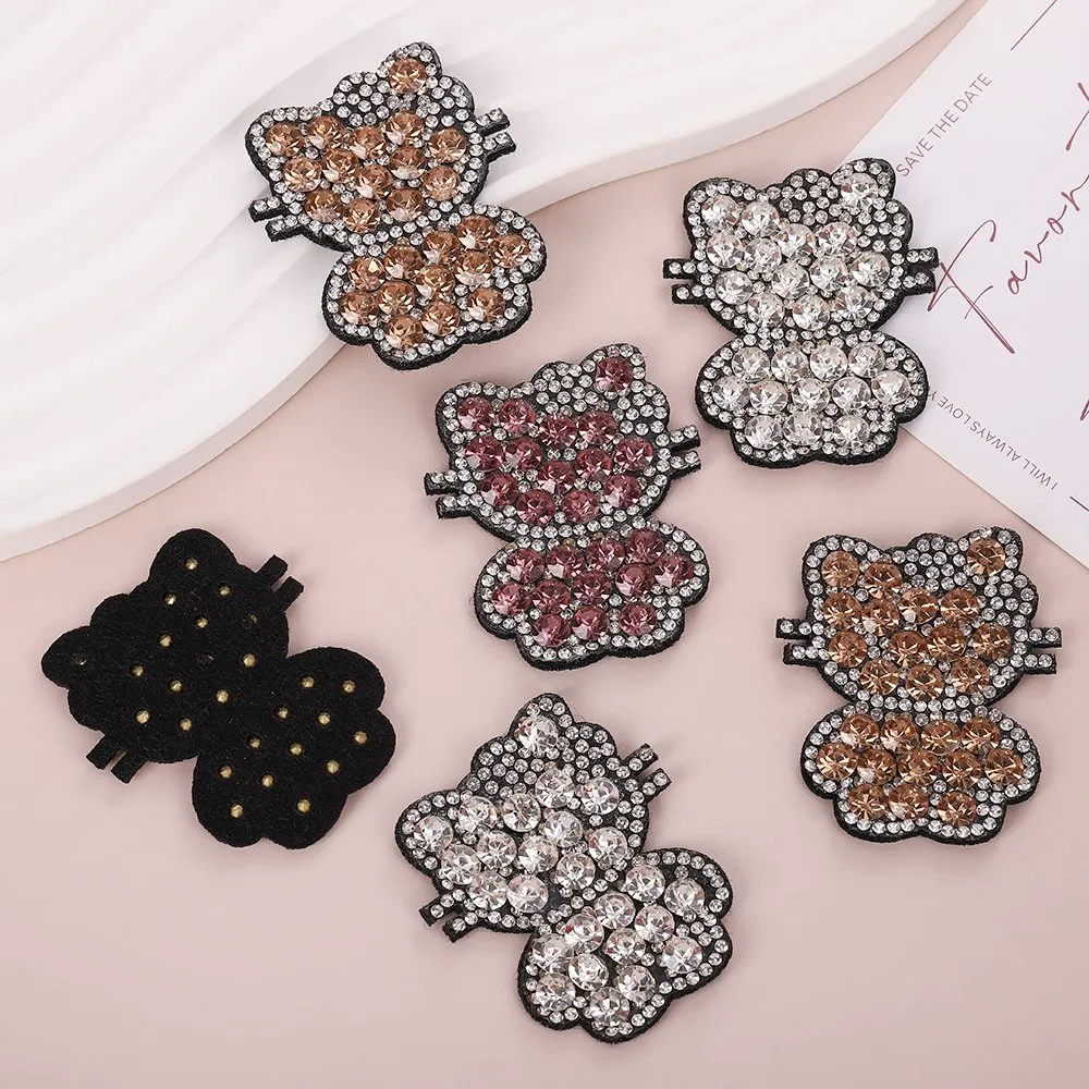 Cat-Character Crystal Felt Patch Reference, view 3