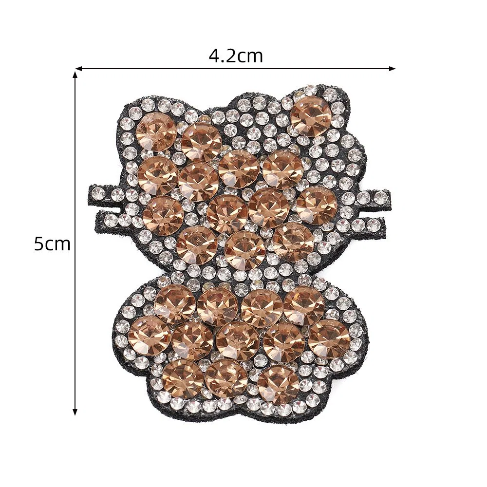 Cat-Character Crystal Felt Patch Reference, view 4
