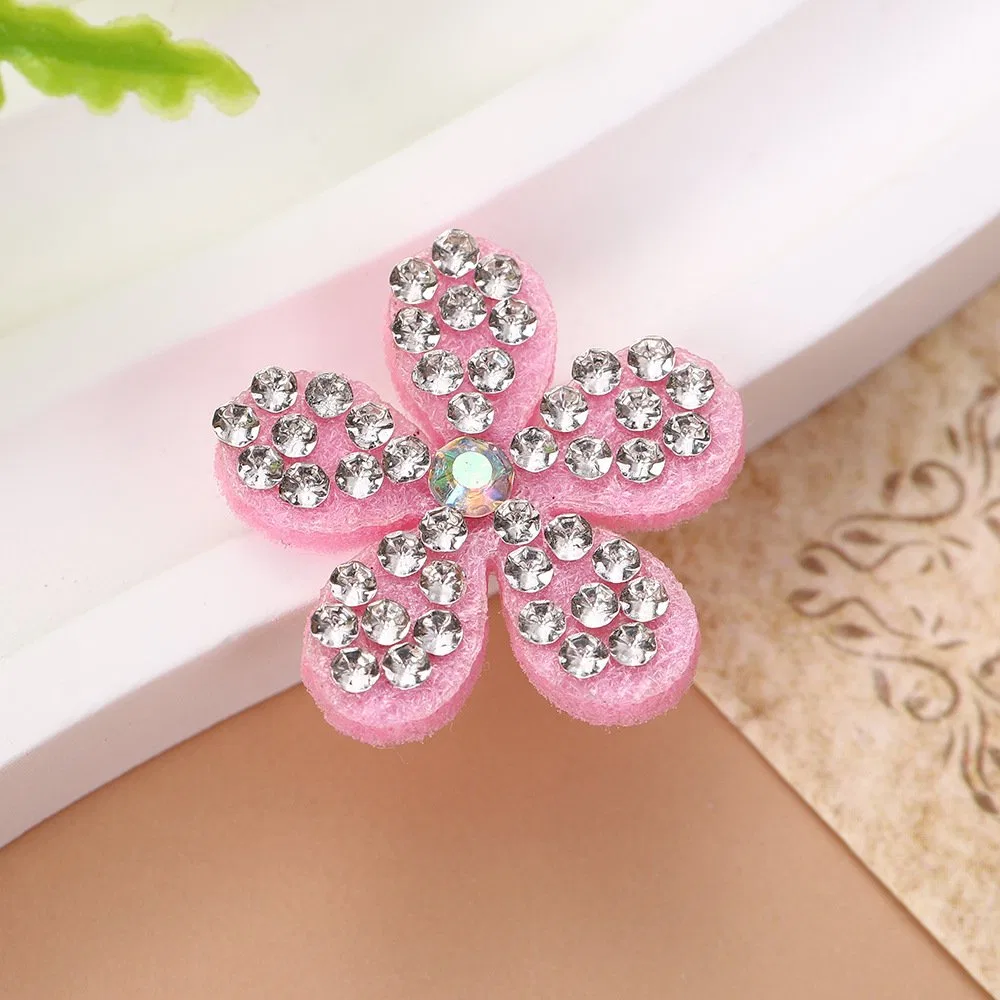 Petite Pink Five-Petal Stone Flower Patch, view 2
