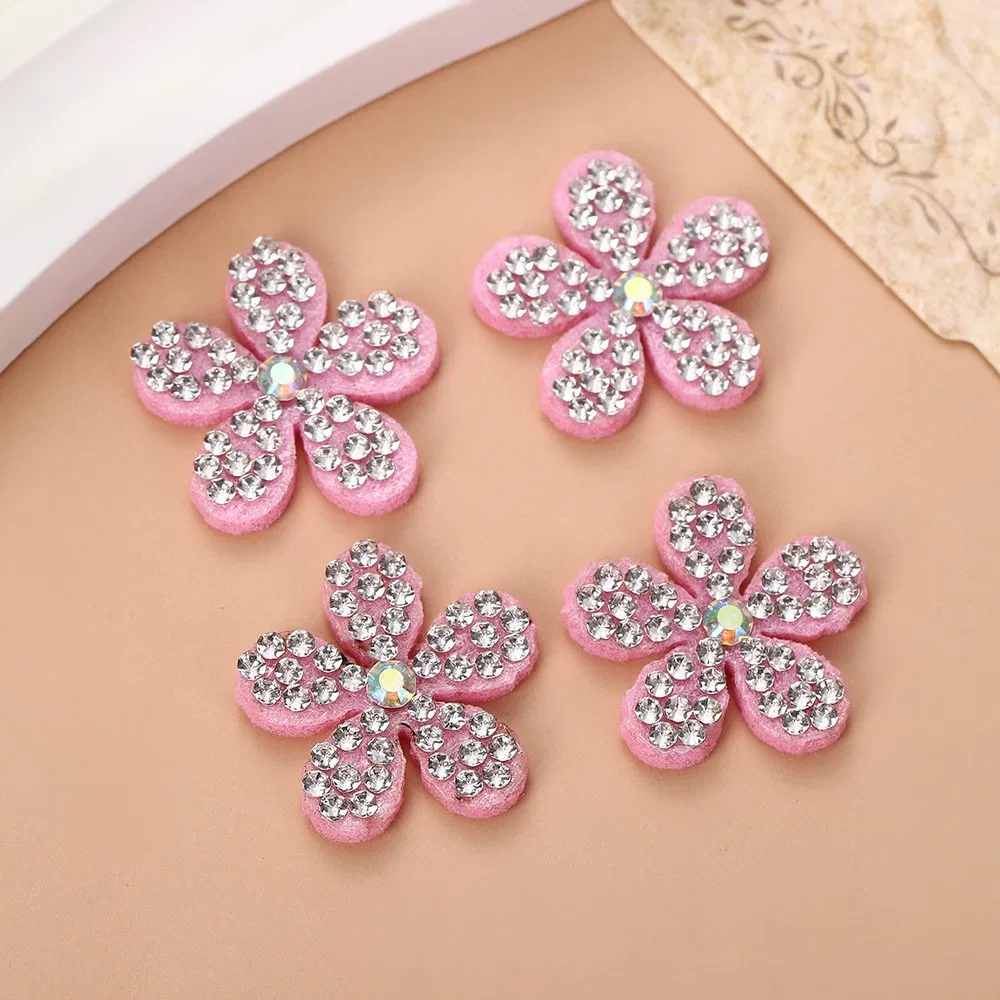 Petite Pink Five-Petal Stone Flower Patch, view 3