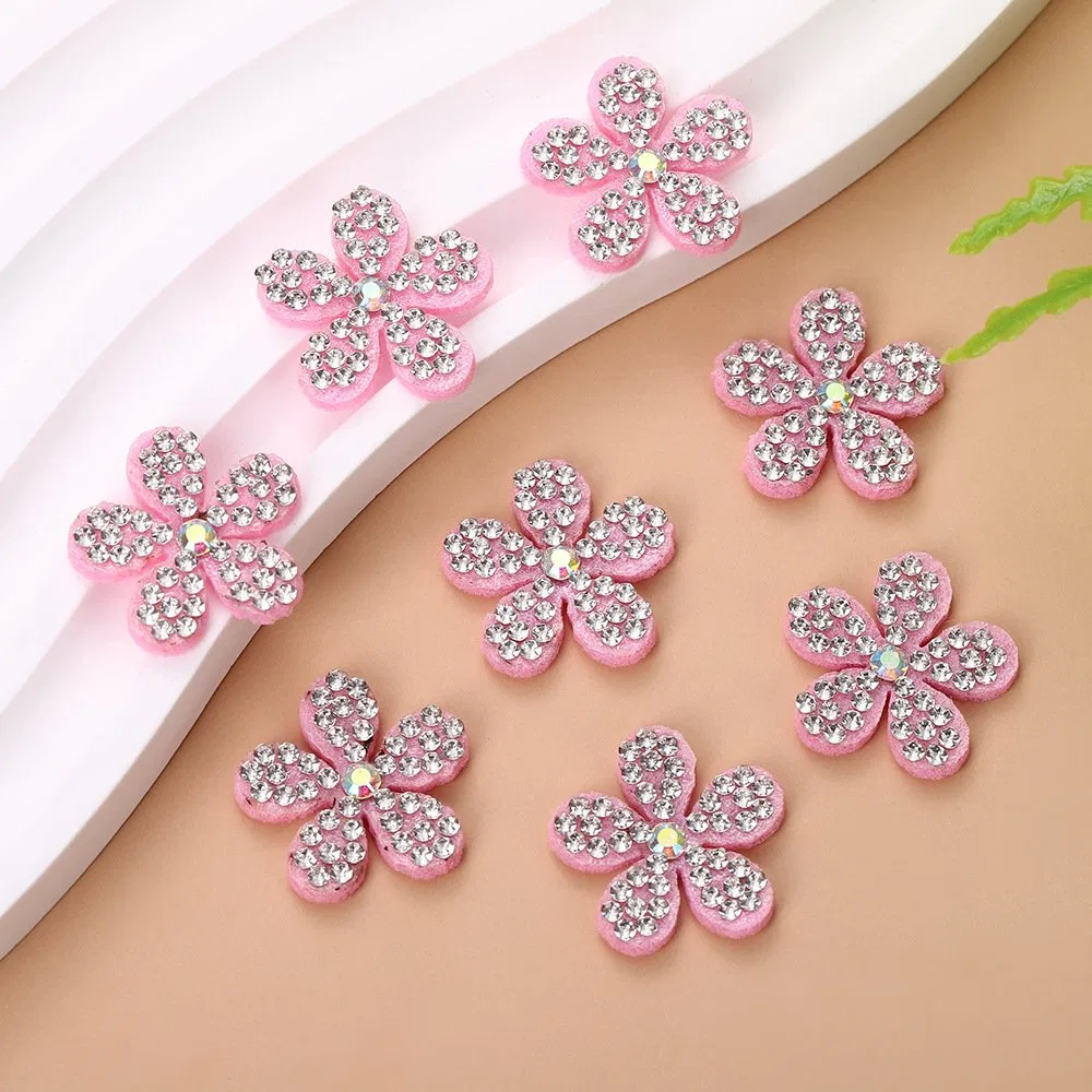 Petite Pink Five-Petal Stone Flower Patch, view 5