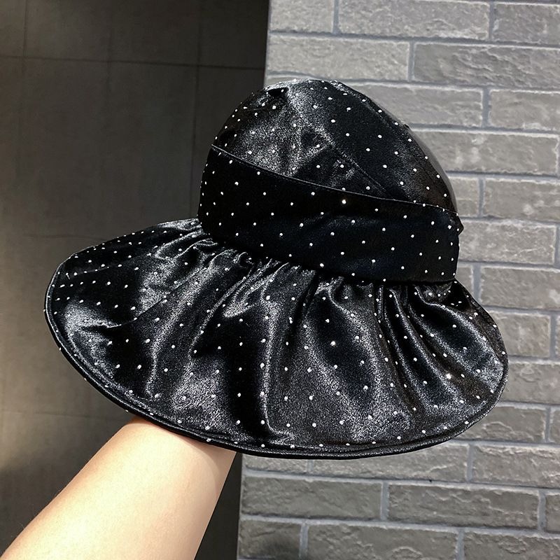 Wide-Brim Crystal Sun Visor, view 5