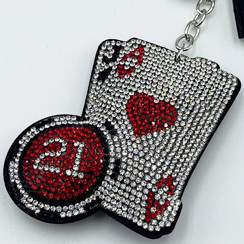 Heart Card and 21 Chip Crystal Charm, view 2