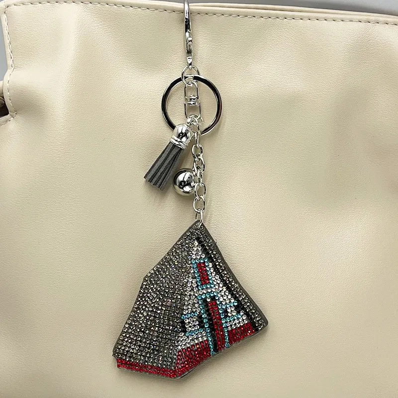 Dark Camping Tent Charm with Red-Blue Entry, view 2