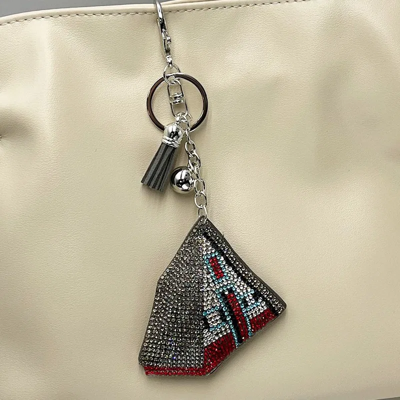 Dark Camping Tent Charm with Red-Blue Entry, view 3