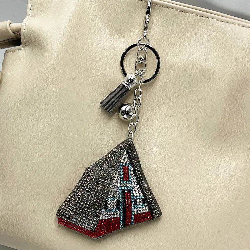 Dark Camping Tent Charm with Red-Blue Entry, view 4