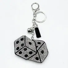 Flat Double-Dice Stone Outline Charm, view 5