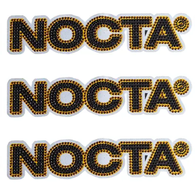 Black & Gold NOCTA Rhinestone Transfer, Reference view 1