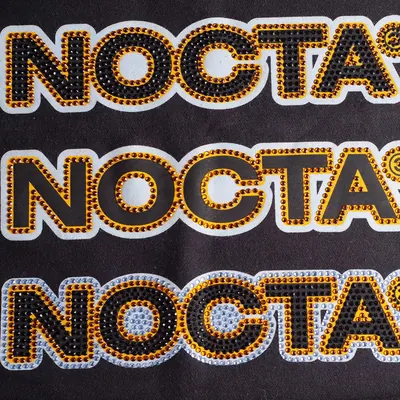 Black & Gold NOCTA Rhinestone Transfer, Reference view 2
