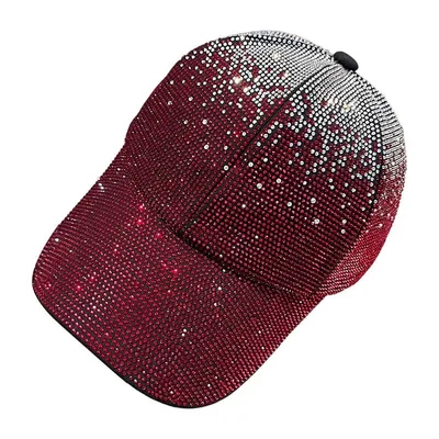 Two-Tone Rhinestone Baseball Cap, product photo 4
