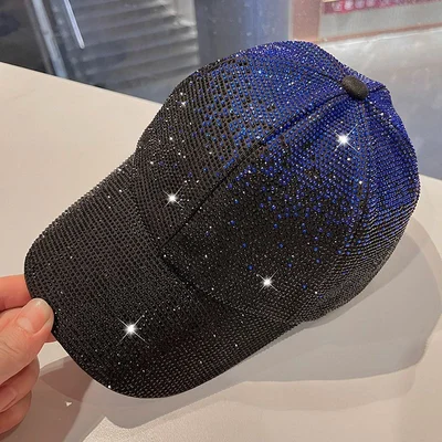 Two-Tone Rhinestone Baseball Cap, product photo 5