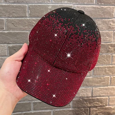 Two-Tone Rhinestone Baseball Cap, product photo 8