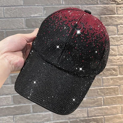 Two-Tone Rhinestone Baseball Cap, product photo 10