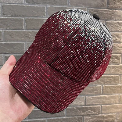 Two-Tone Rhinestone Baseball Cap, product photo 15