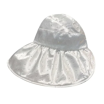Wide-Brim Crystal Sun Visor, product photo 4
