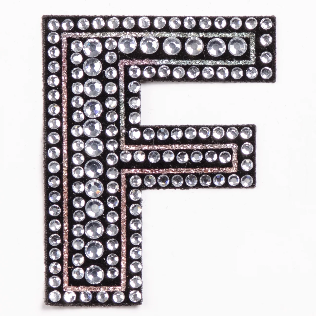 Round-Stone Double-Outline Varsity Letter Patches, view 2