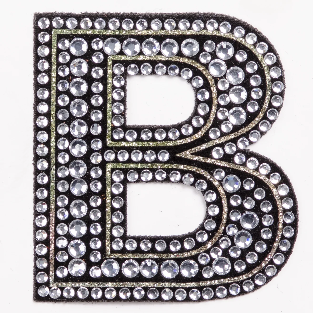 Round-Stone Double-Outline Varsity Letter Patches, view 4