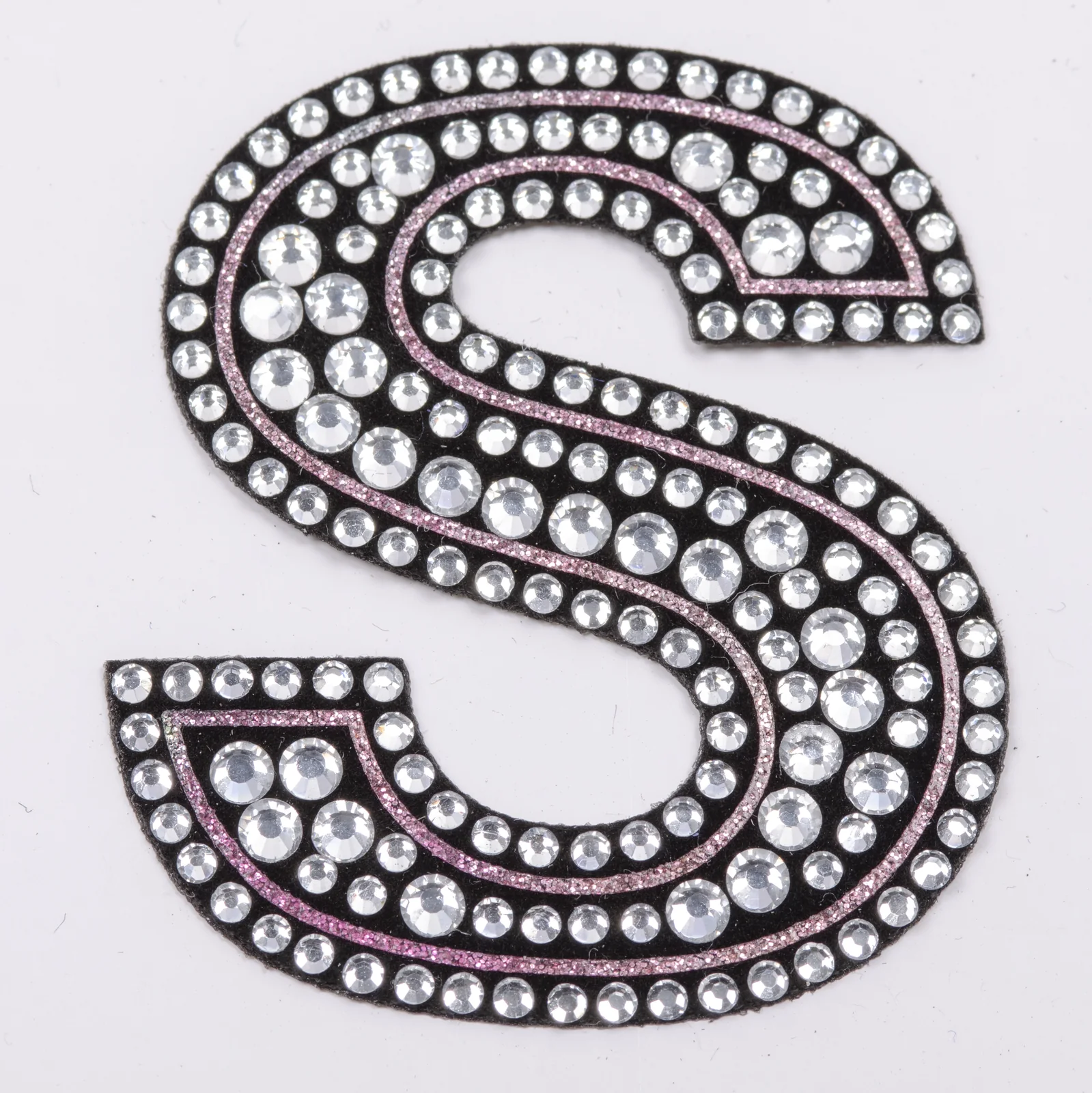 Round-Stone Double-Outline Varsity Letter Patches, view 8