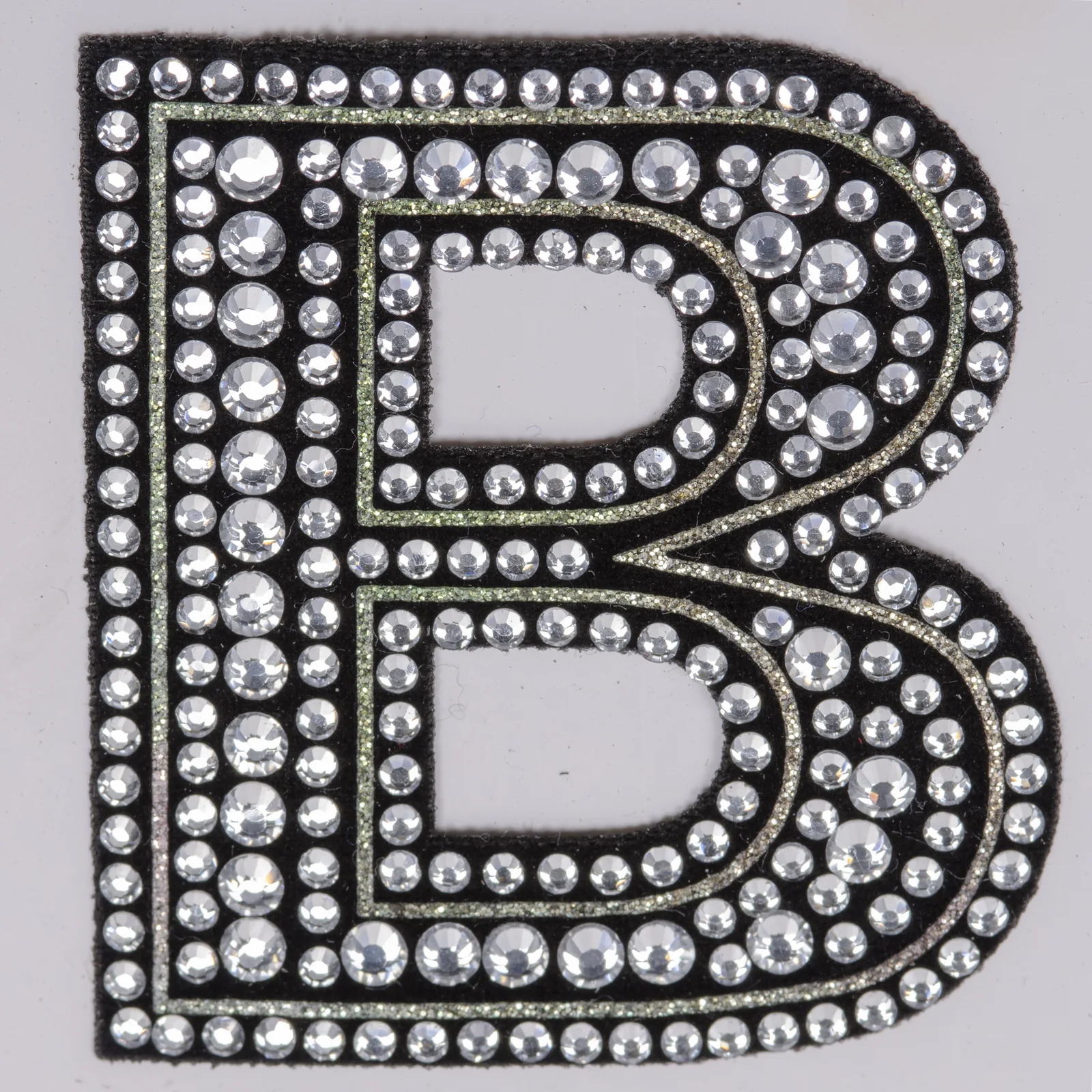 Round-Stone Double-Outline Varsity Letter Patches, view 12