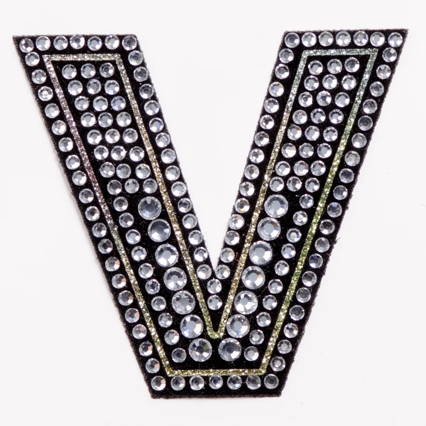 Round-Stone Double-Outline Varsity Letter Patches, view 14