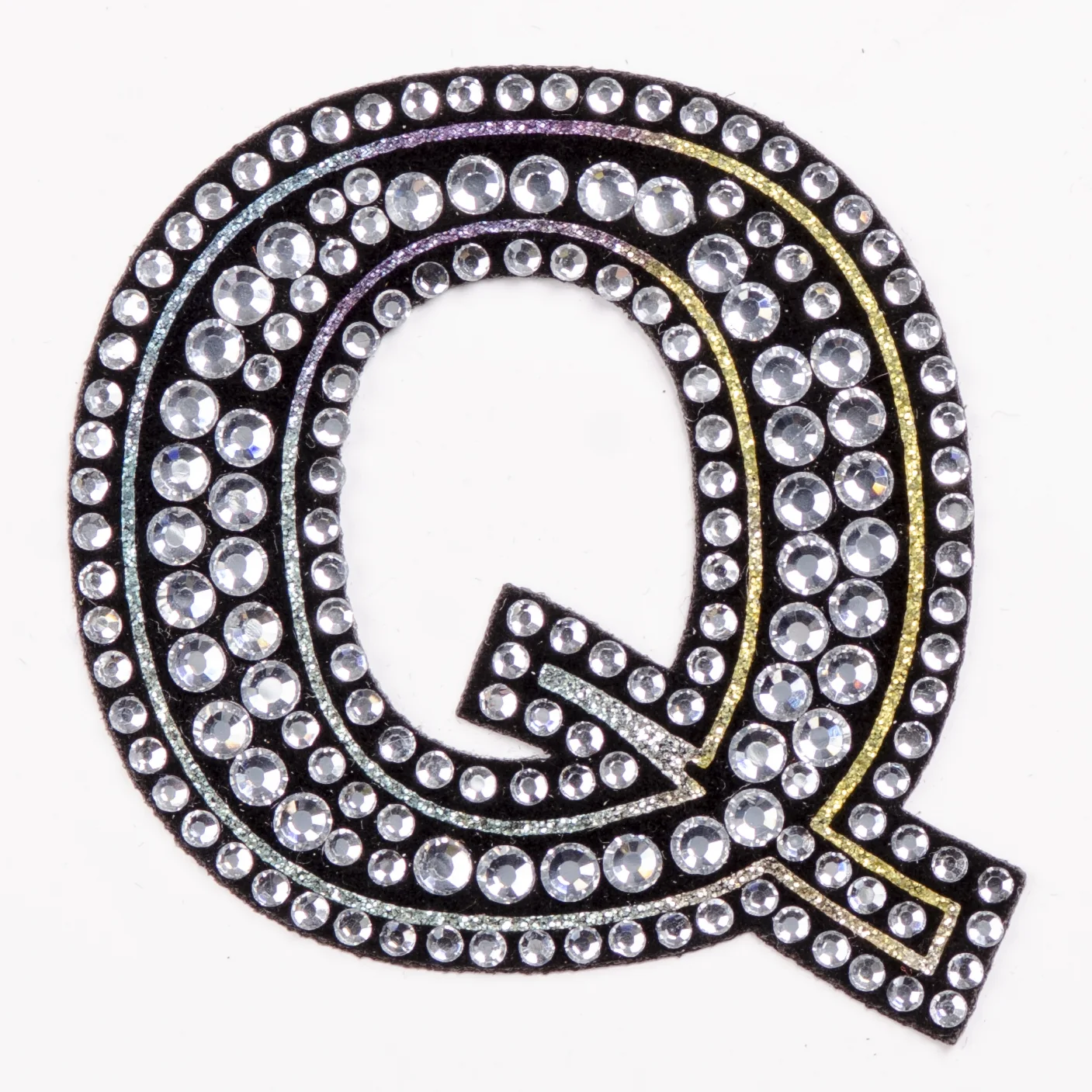 Round-Stone Double-Outline Varsity Letter Patches, view 17