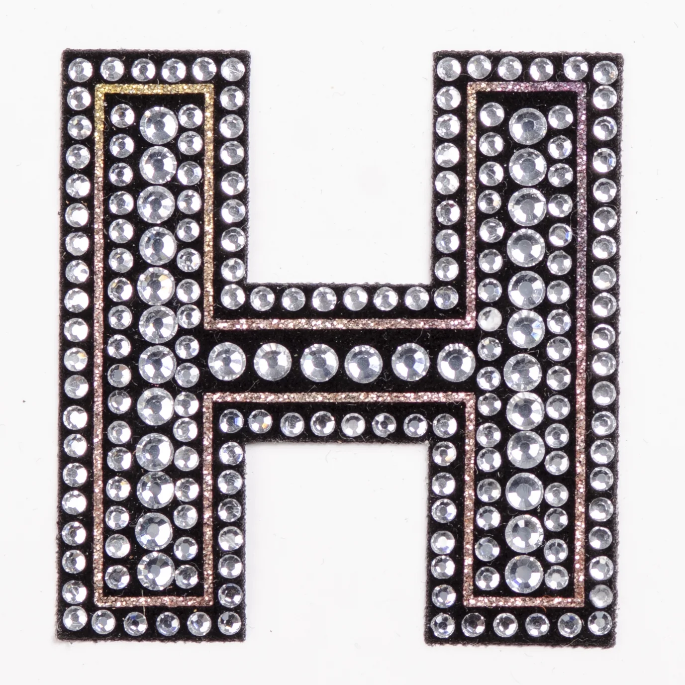Round-Stone Double-Outline Varsity Letter Patches, view 24