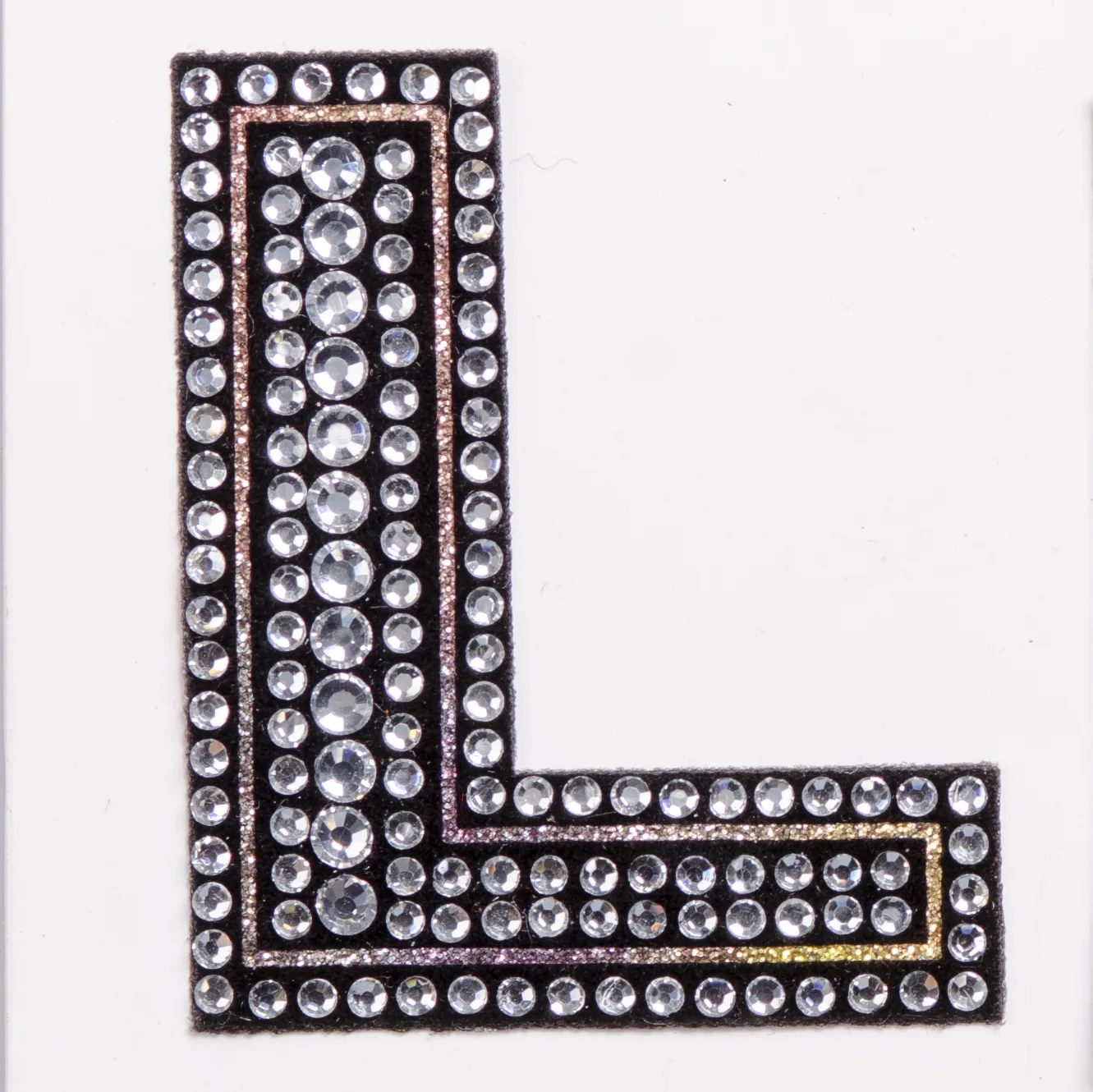 Round-Stone Double-Outline Varsity Letter Patches, view 25