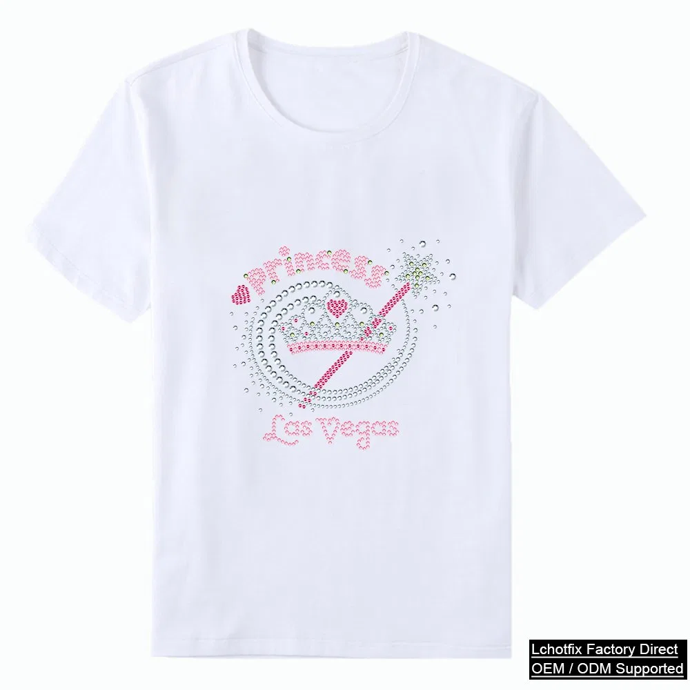 Princess Crown & Wand Las Vegas Rhinestone T-Shirt