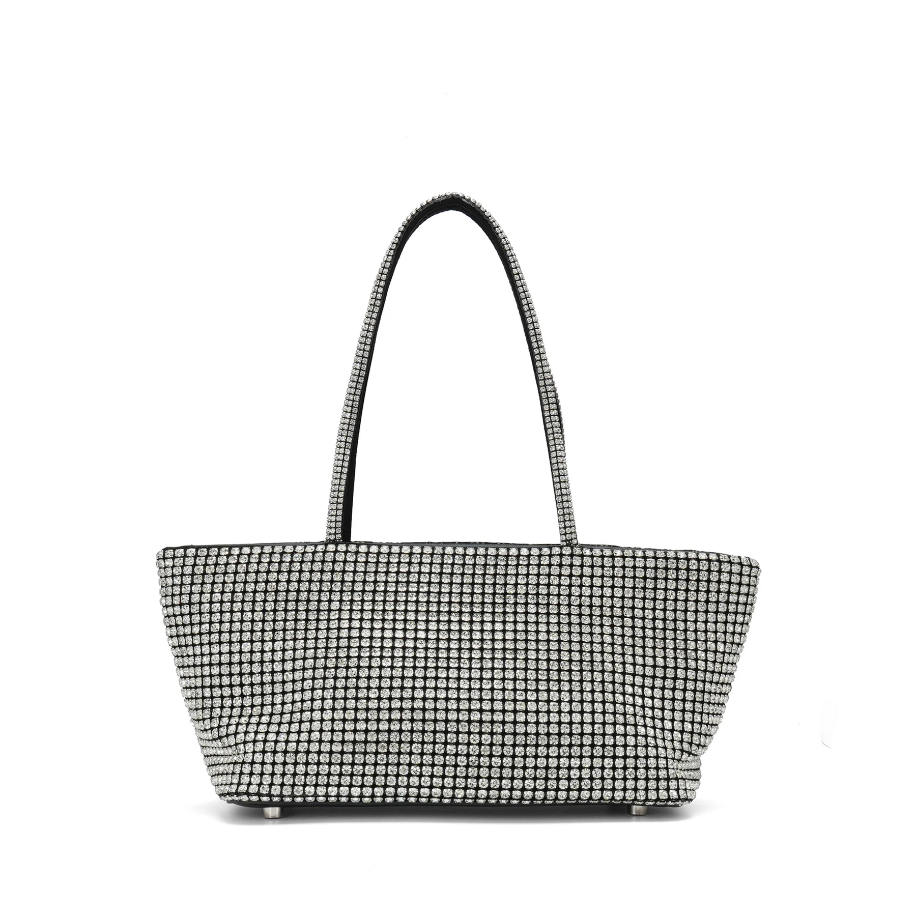 Rhinestone Tote Bag with Double Handles
