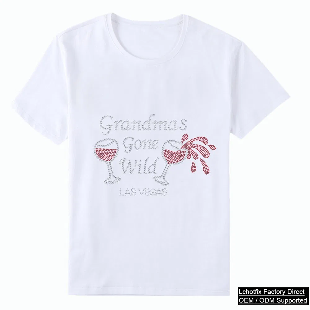 Sparkling Cocktail Night Las Vegas Rhinestone T-Shirt