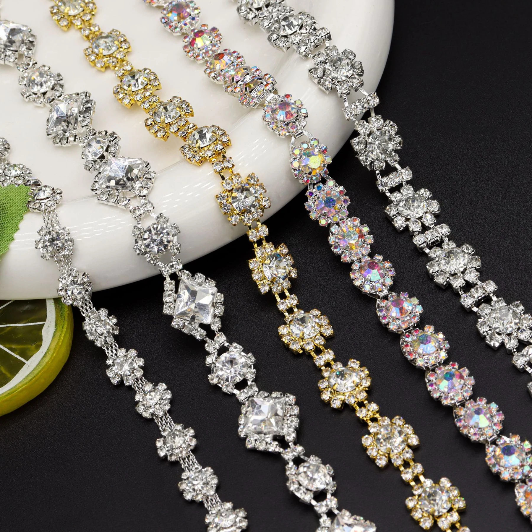 Sunflower Rhinestone Chain Assortment