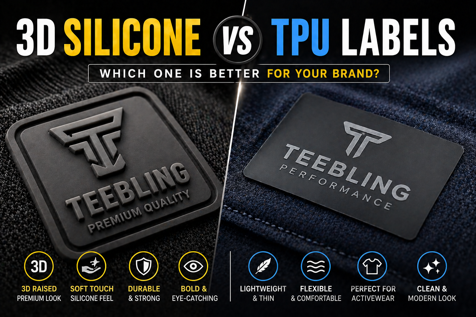 3D Silicone vs TPU Labels: Which One Is Better for Your Brand?