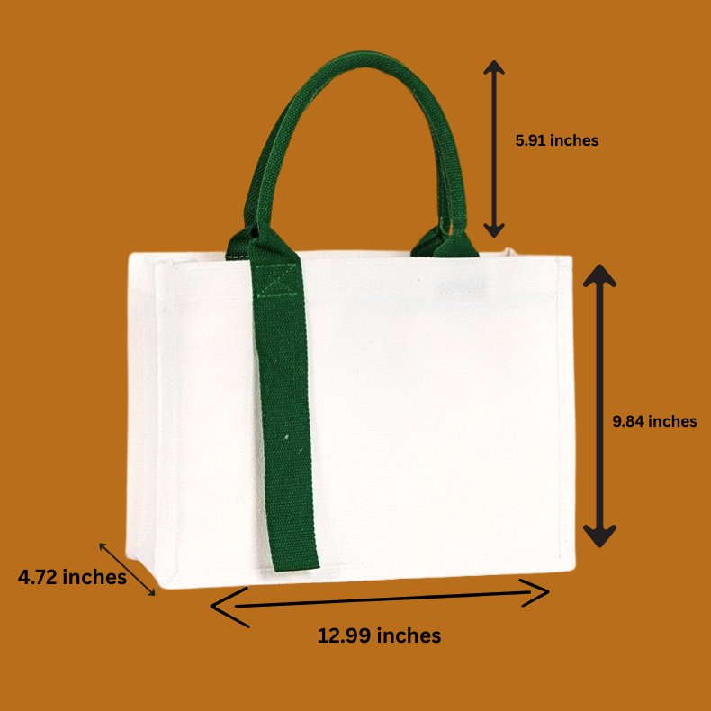 Custom Canvas Tote Bag with Ribbon Strap – Premium OEM Logo Print Corporate Gift Shoulder Bag