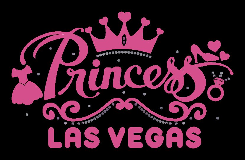 Princess Las Vegas Rhinestone Canvas Tote Bag – Sparkling Crown Glitter Party Souvenir Shopper for Boutique & Casino Gift Stores